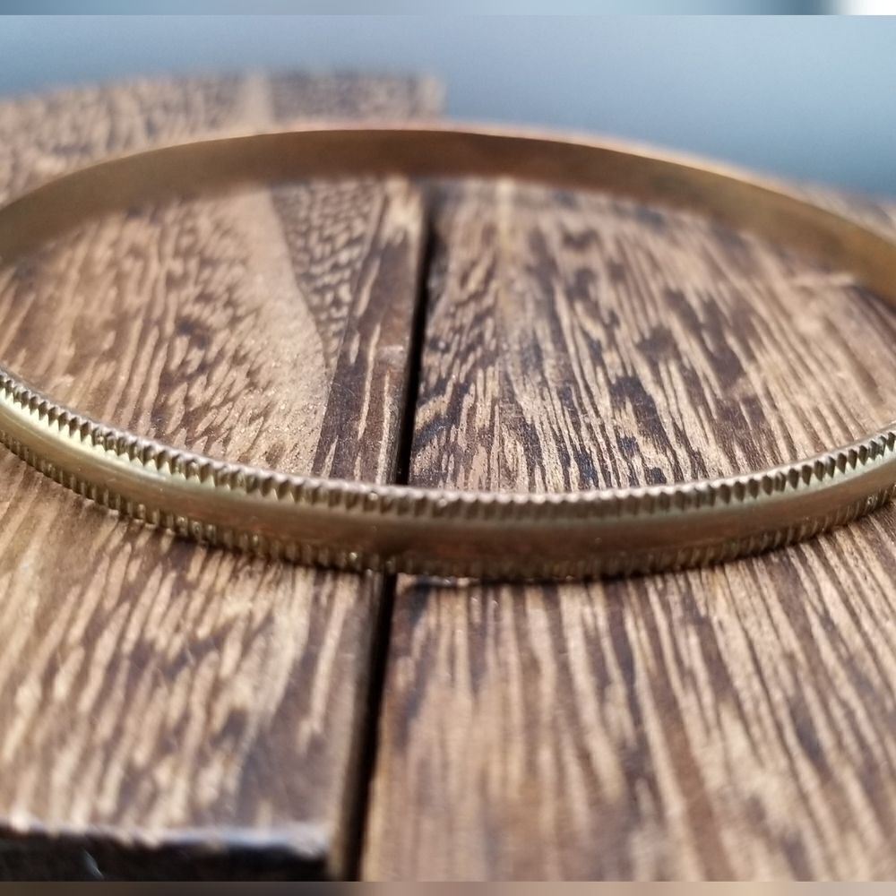 Bronzed antiquated bracelet B916